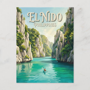 Grote Lagune, El Nido Filipijnen Briefkaart