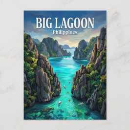 Grote Lagune Filipijnen Briefkaart