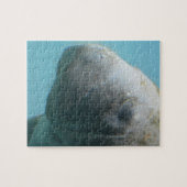 Grote lamantijn onderwater legpuzzel (Horizontaal)