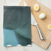 Grote lamantijn onderwater theedoek (Quarter Fold)