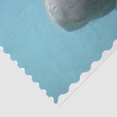 Grote lamantijn onderwater tissuepapier (Detail)