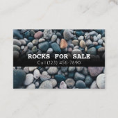 Grote landschappelijke rotsen voor verkoopbedrijve visitekaartje (Voorkant)