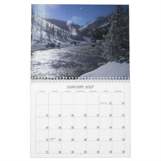 Grote landschappen 2007 kalender (Jan 2027)