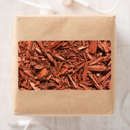 Grote landschapsleveraar met rode cedar etiket (Insitu)