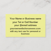 Grote landschapsleveraar met rode cedar visitekaartje (Achterkant)