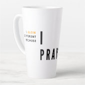 Grote latente Mok met Christelijk schrijven (Linkerhoek)