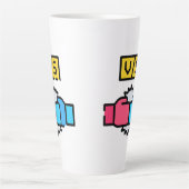 Grote latte Mok (Voorkant)