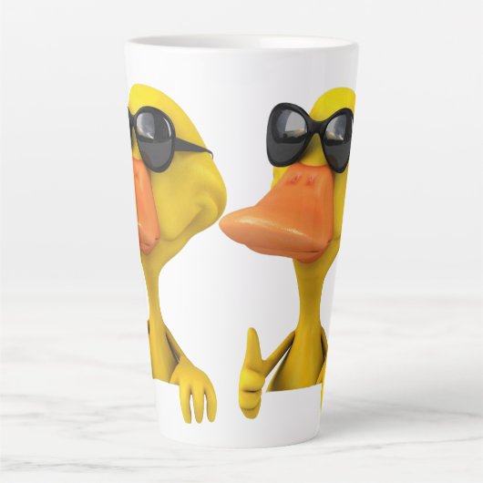 Grote latte Mok (Voorkant)