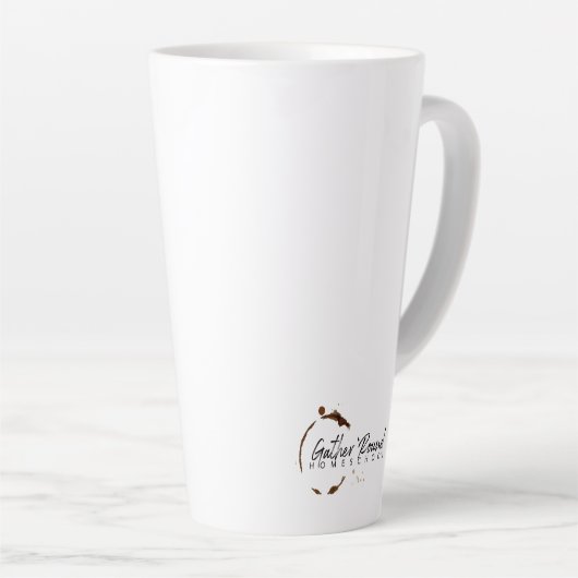 Grote latte mok (Rechterhoek)