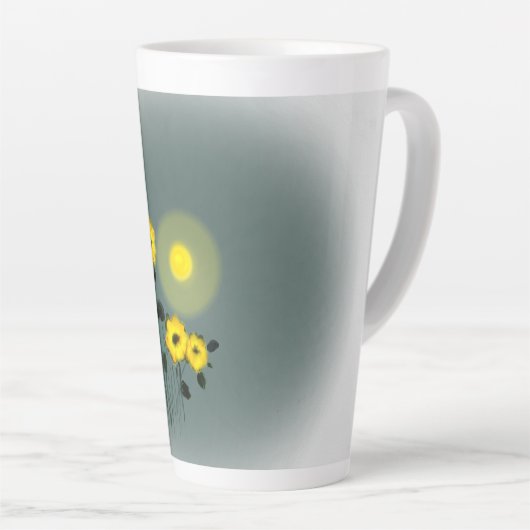 Grote latte mok (Rechterhoek)