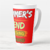 Grote latte mok (Rechterhoek)