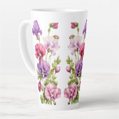 Grote Latte Mok - 17 oz | Elegant bloemenboeket (Linkerhoek)