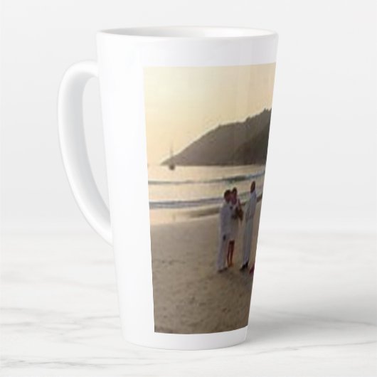 Grote Latte Mok Als je graag koffie drinkt een lat (Linkerhoek)