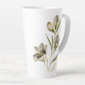 Grote Latte Mok - Bloeiend Ontwerp (17oz) (Rechterhoek)