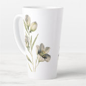 Grote Latte Mok - Bloeiend Ontwerp (17oz) (Linkerhoek)