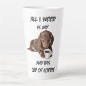 Grote Latte Mok - Dach in mijn beker (Voorkant)