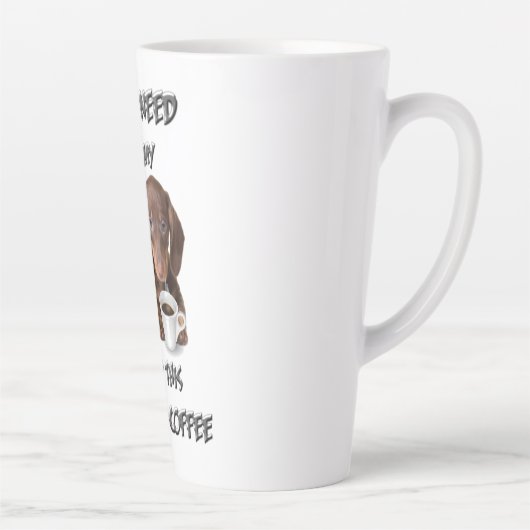 Grote Latte Mok - Dach in mijn beker (Rechts)