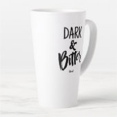 Grote Latte Mok - Donker & Bitter (Rechterhoek)