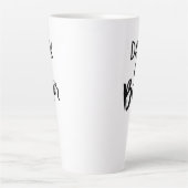 Grote Latte Mok - Donker & Bitter (Voorkant)