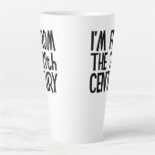 Grote Latte-mok - Ik kom uit de 20e eeuw Latte Mok (Voorkant)
