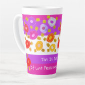 Grote latte Mok indien verloren, gelieve terug te  (Linkerhoek)