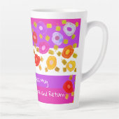 Grote latte Mok indien verloren, gelieve terug te  (Rechts)