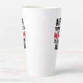 Grote Latte Mok - Laat me Alleen (Voorkant)
