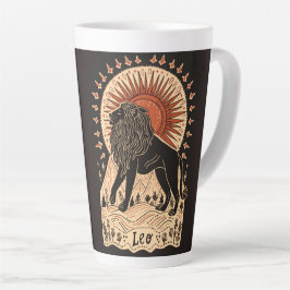 Grote Latte Mok Leo Celestial Zodiac Art