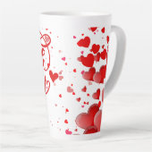 Grote Latte Mok met Liefde (Rechterhoek)