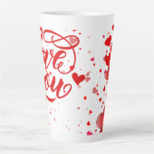 Grote Latte Mok met Liefde (Voorkant)