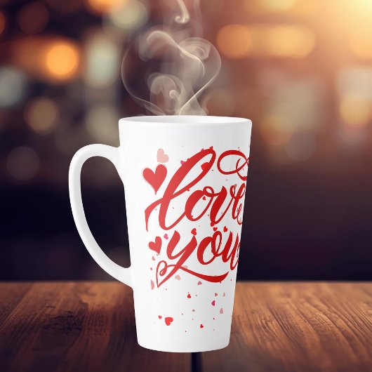 Grote Latte Mok met Liefde