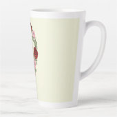 Grote Latte Mok met Persoonlijke Foto – Bloemhart (Rechts)