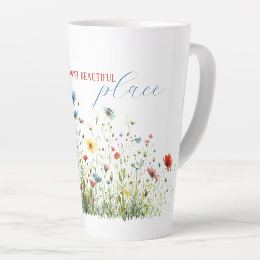 Grote Latte Mok mijn mooiste plek (Rechterhoek)