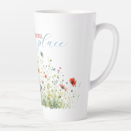 Grote Latte Mok mijn mooiste plek (Rechts)