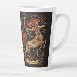 Grote Latte Mok Sagittarius Hemelse Zodiac Art