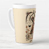 Grote Latte Mok Weegschaal Celestial Zodiac Art (Linkerhoek)