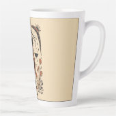 Grote Latte Mok Weegschaal Celestial Zodiac Art (Rechts)