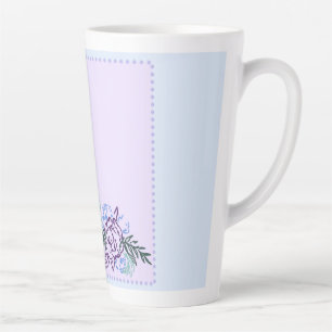 Grote Lavendel Roos Latte Mok