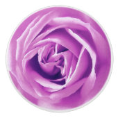 Grote lavender Roos afdrukken Keramische Knop (Voorkant)