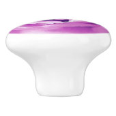 Grote lavender Roos afdrukken Keramische Knop (Zijkant)