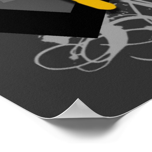 Grote LC LazyComics-schets Poster (Hoek)