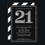 GROTE LEEFTIJDNUMMER INVITE moderne 21 zilverglitt Kaart<br><div class="desc">OPMERKING - HET SILVER GLITTER-EFFECT IS EEN GEDRUKT AFBEELDING Een supereenvoudig, maar stijlvol uitnodigingsontwerp voor uw VERJAARDAG. TIP: 1. Als u afbeeldingen wilt wijzigen/verplaatsen/achtergrondkleur wilt wijzigen, klikt u op de knop "Aanpassen". 2. U kunt ook de lettertypen wijzigen en meer tekst toevoegen! kat@simplysweetPAPERIE.com - - - - - - -...</div>