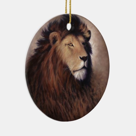 Grote leeuw keramisch ornament (Rechts)