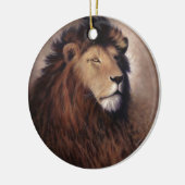 Grote leeuw keramisch ornament (Links)