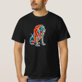 Grote leeuw van de savanne. t-shirt (Voorkant)