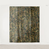 Grote lef- en dierrenaissancepantaarn wandkleed (Voorkant)