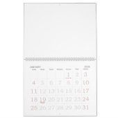 Grote lege kalenderFeestdagen met grote aantallen Kalender (Jan 2026)