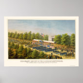 Grote legerReview in Washington, DC 1865 Poster (Voorkant)