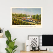 Grote legerReview in Washington, DC 1865 Poster (Thuiskantoor)