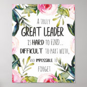 Grote leider Gift-leider wil vrijheid Poster (Voorkant)